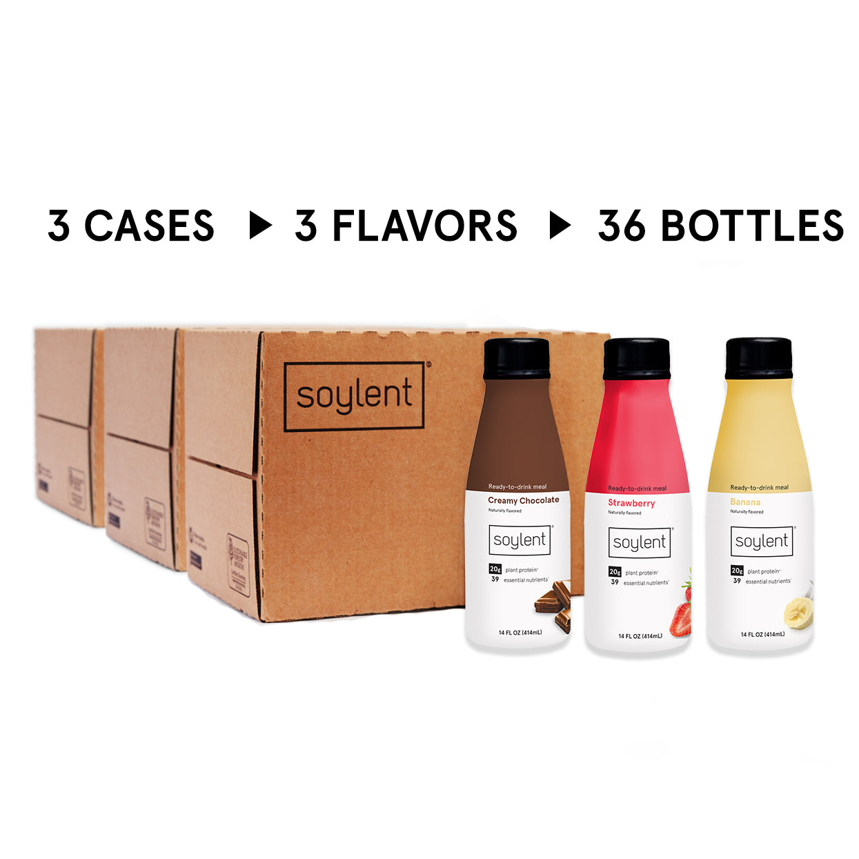 Soylent complete meal banana split 36 bottle bundle - Image 7
