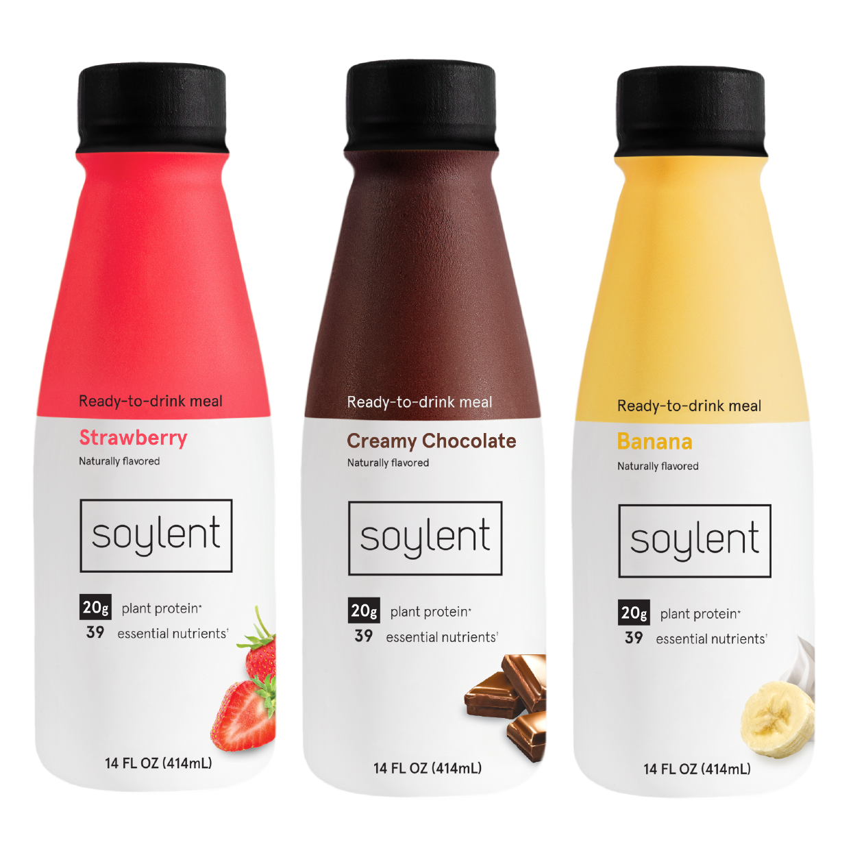 Soylent complete meal banana split 36 bottle bundle